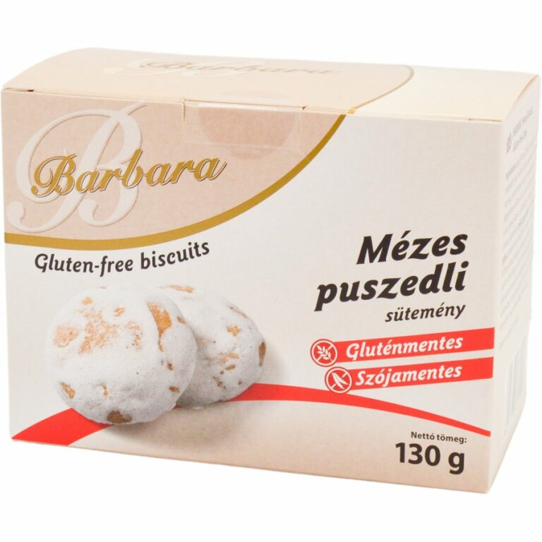 Barbara gluténmentes mézes puszedli (130 g)