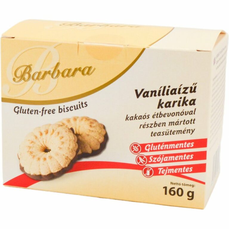 Barbara gluténmentes vanilíás karika (180 g)