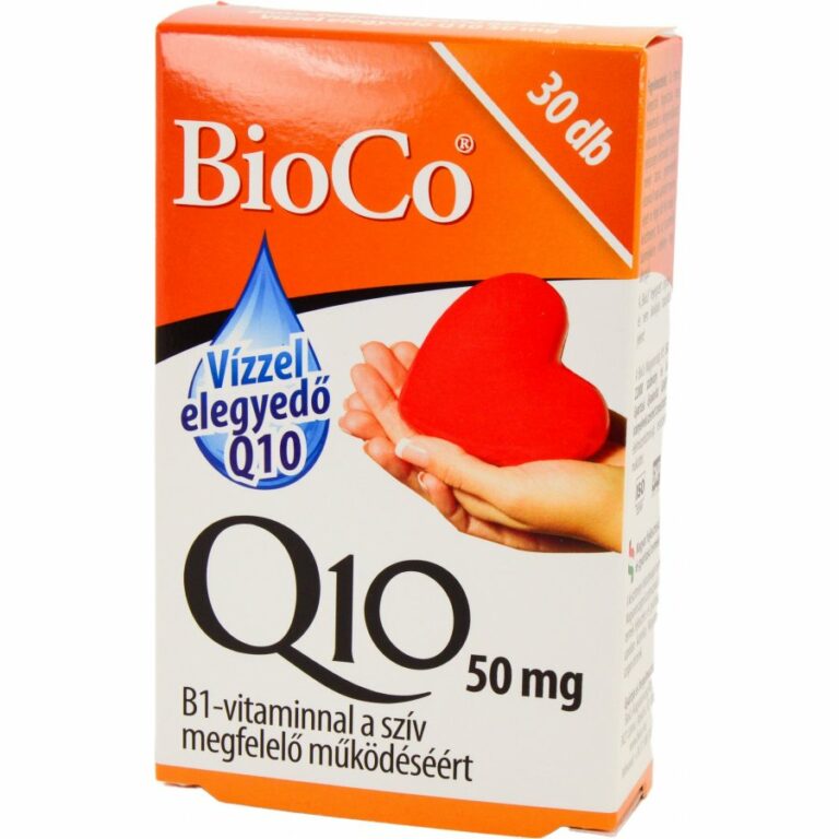 Bioco Q10-vitamin 50 mg vízzel elegyedő kapszula (30 db)
