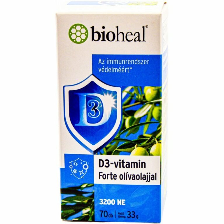 Bioheal 3200 NE D-vitamin kapszula (70 db)