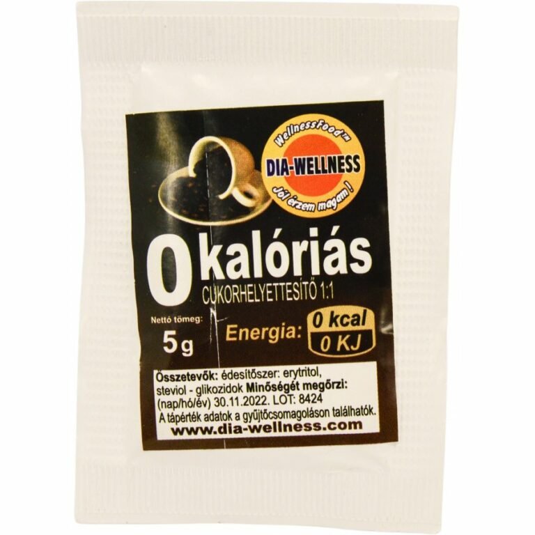 Dia-Wellness kávéházi cukorhelyettesítő 0kcal (5 g)