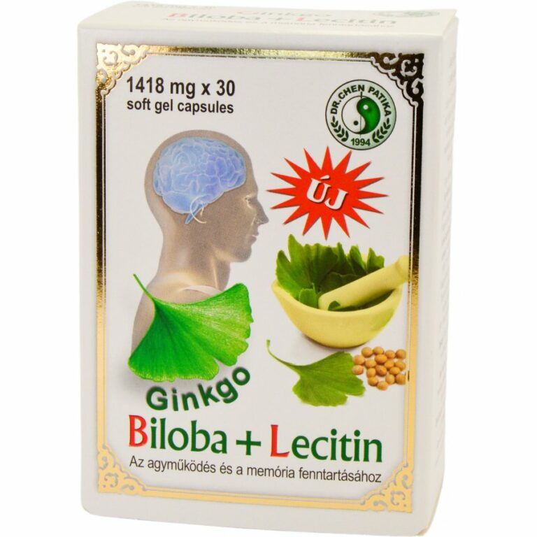 Dr. Chen Ginkgo Biloba + lecitin kapszula (30 db)