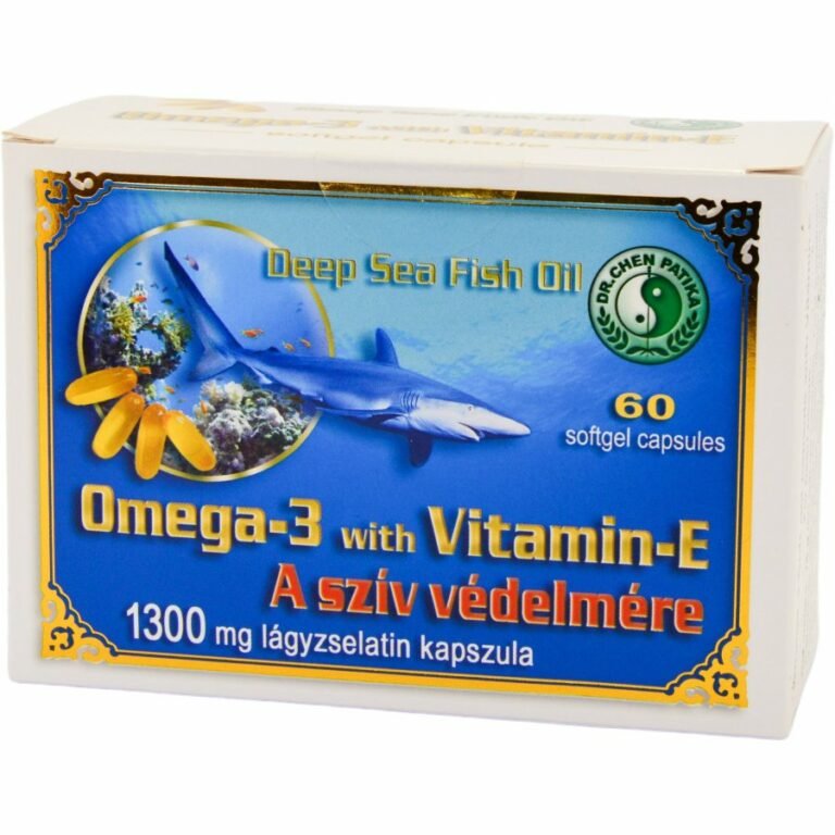 Dr. Chen Omega 3 (Halolaj) + E-vitamin kapszula (30 db)