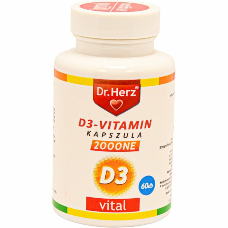Dr. Herz 2000 NE D-vitamin kapszula (60 db)
