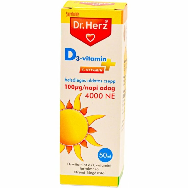 Dr. Herz 500 NE D3-vitamin csepp (50 ml)