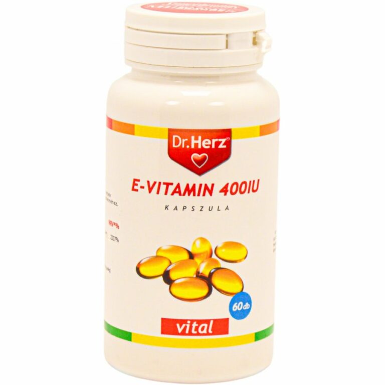 Dr. Herz E-vitamin lágyzselatin kapszula (60 db)