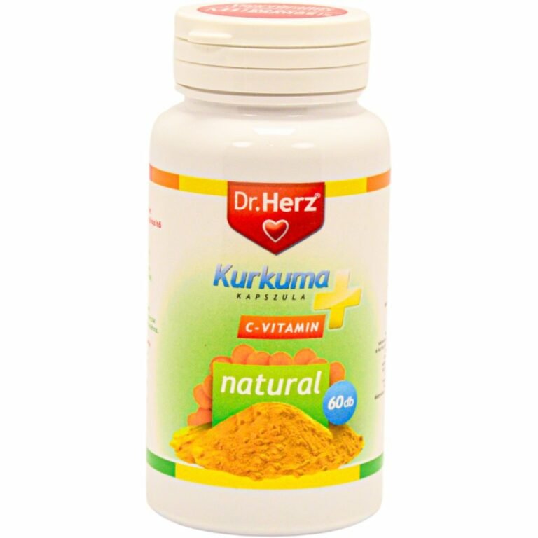 Dr. Herz Kurkuma C-vitamin kapszula (60 db)