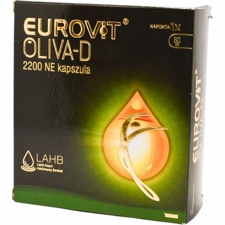 Eurovit Oliva-D 2200 NE D3-vitamin lágyzselatin kapszula (60 db)