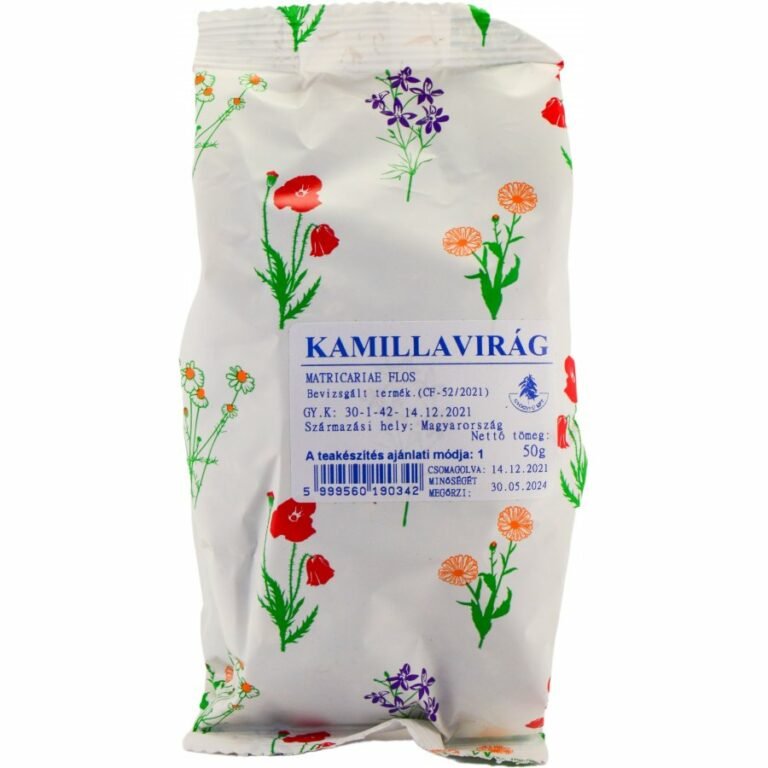 Gyógyfű kamillavirág szálas gyógytea (50 g)