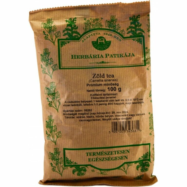 Herbária zöldtea prémium szálas gyógytea (100 g)