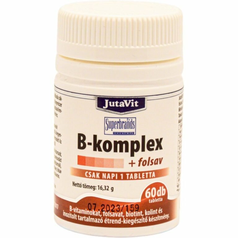 JutaVit komplex B-vitamin tabletta (60 db)