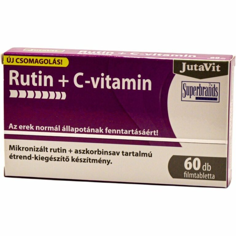 JutaVit Rutin C-vitamin tabletta (60 db)