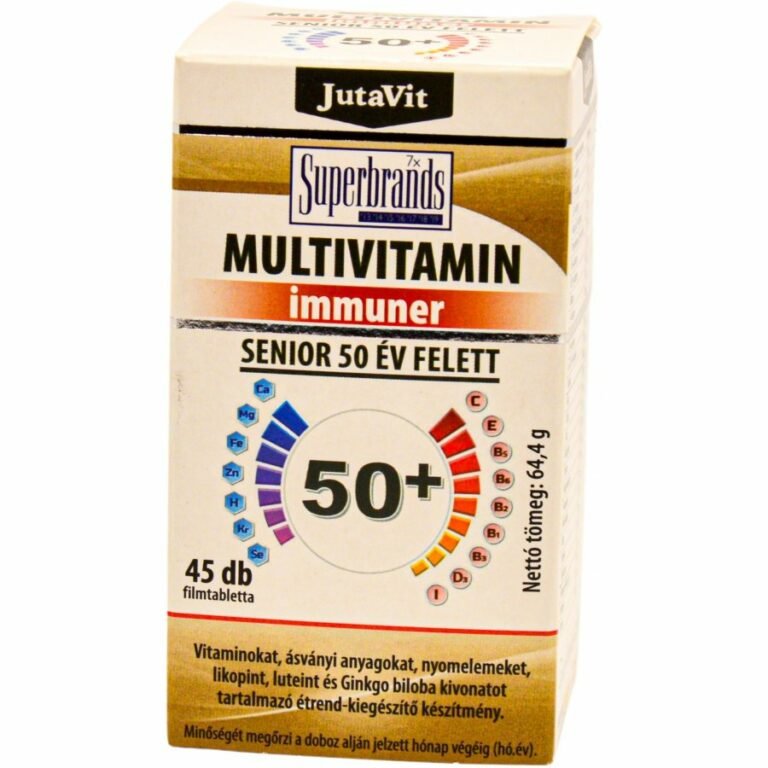 JutaVit Senior 50+ Multivitamin tabletta (45 db)