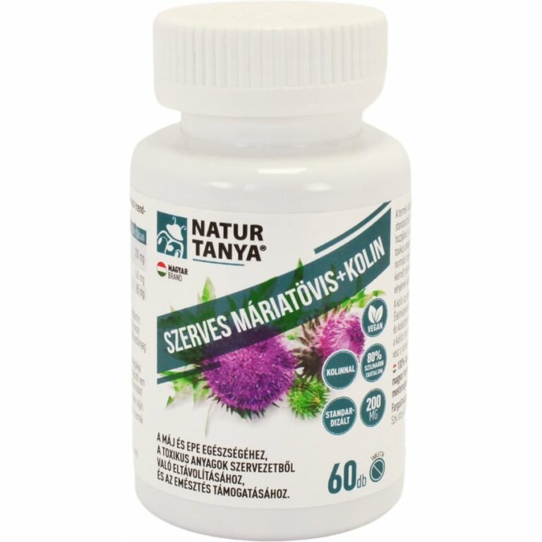 Natur Tanya szerves máriatövis mag kivonat tabletta kolinnal (100 db)