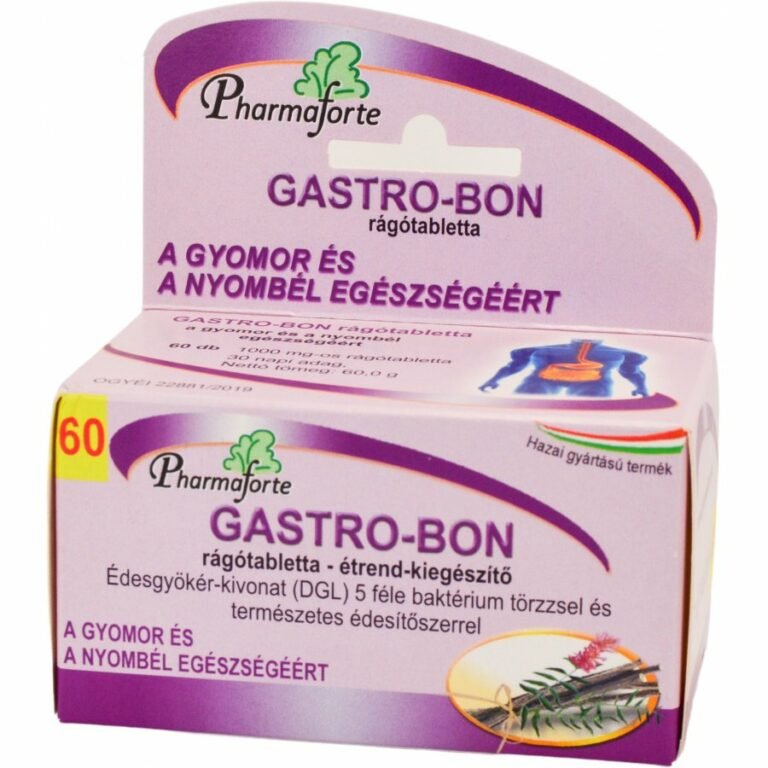 Pharmaforte Gastro-bon rágótabletta (60 db)