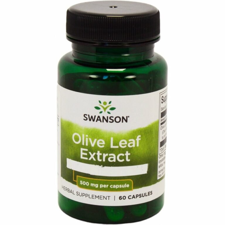 Swanson olívalevél kivonat 500 mg kapszula (60 db)