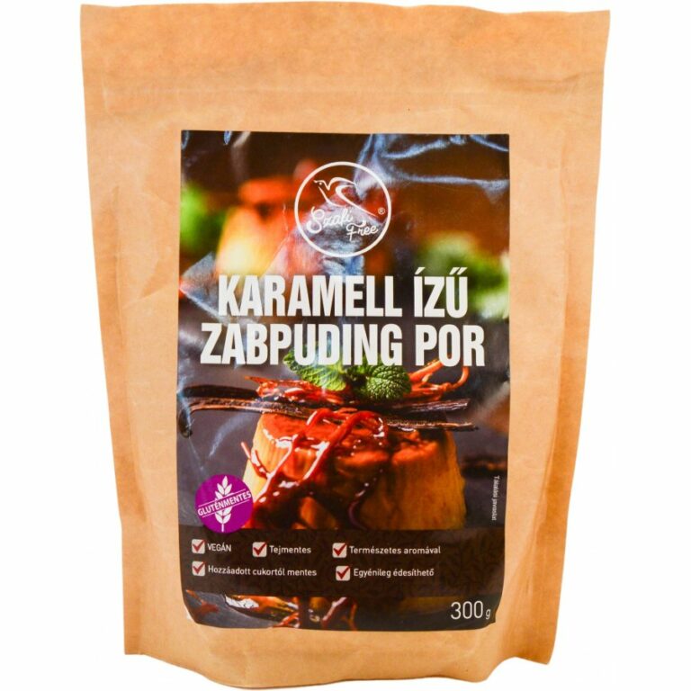 Szafi Free karamell ízű zabpudingpor (300 g)
