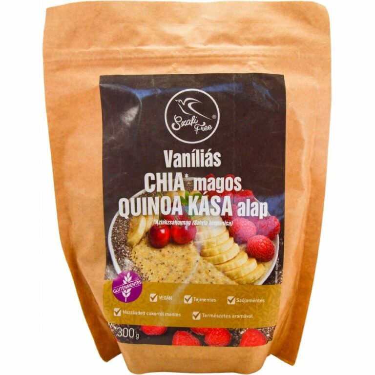 Szafi Free vanília ízű chia magos quinoa kása alap (300 g)