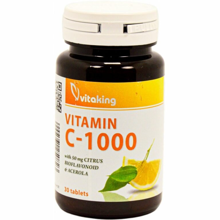 Vitaking bioflav+acerola+csipkebogyó 1000 mg C-vitamin tabletta (30 db)