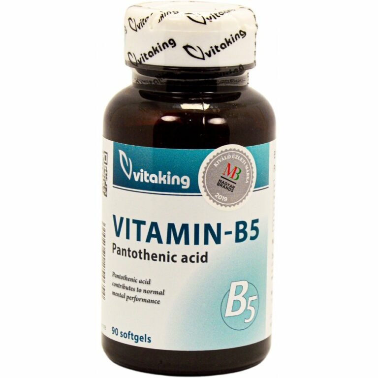 Vitaking Pantoténsav B5-vitamin lágyzselatin kapszula (90 db)