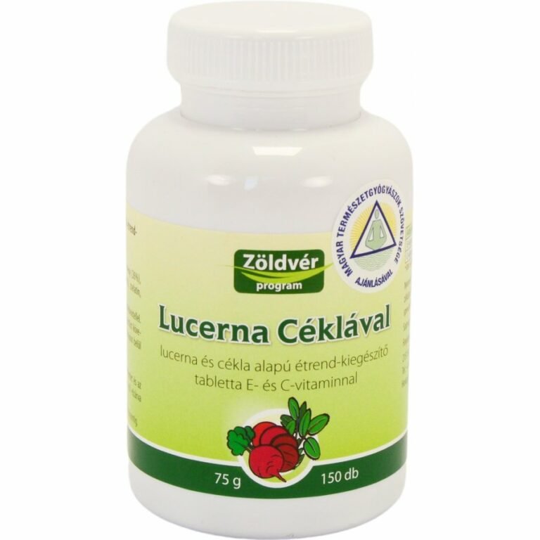 Zöldvér lucerna-cékla tabletta (150 db)