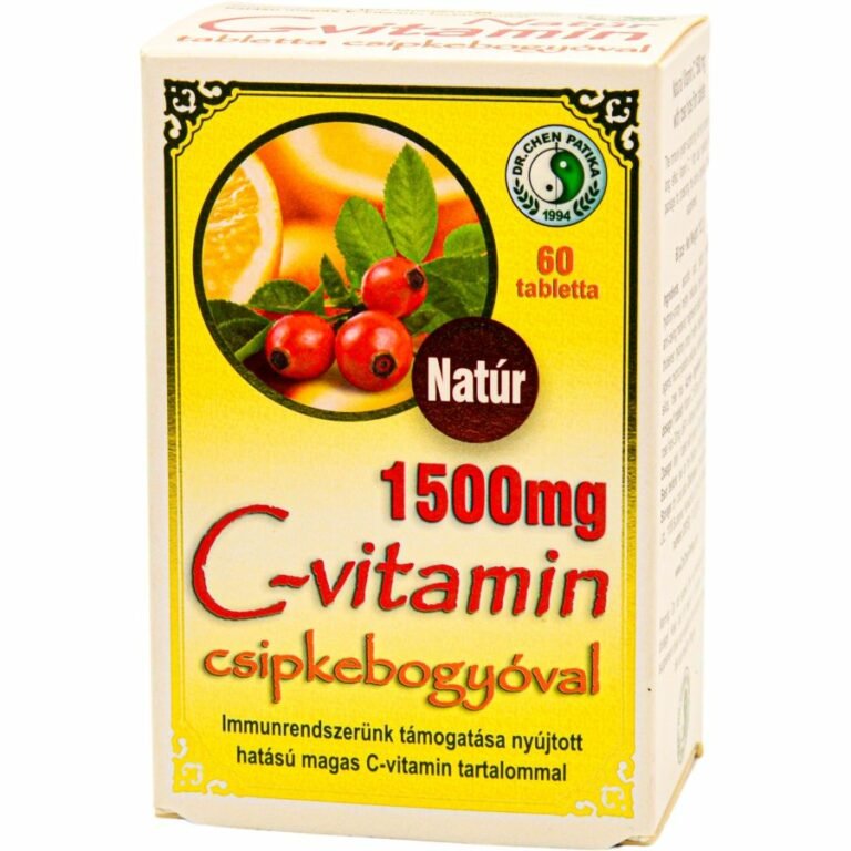 Dr. Chen csipkebogyós natúr C-vitamin tabletta (60 db)