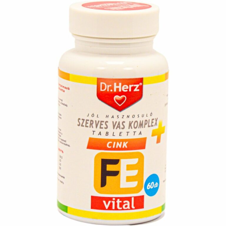 Dr. Herz Vas komplex+Szerves cink tabletta (60 db)