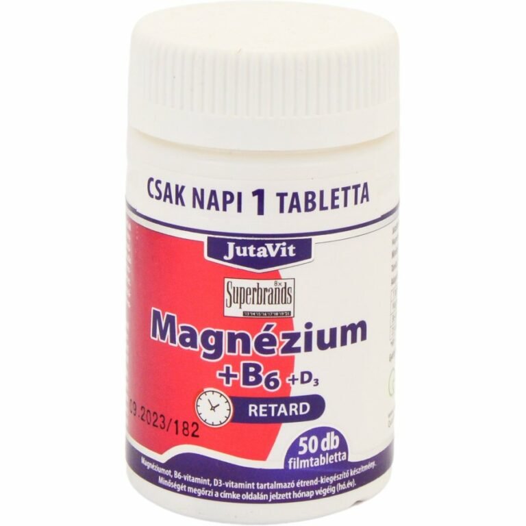 JutaVit Magnézium+B6 tabletta (50 db)