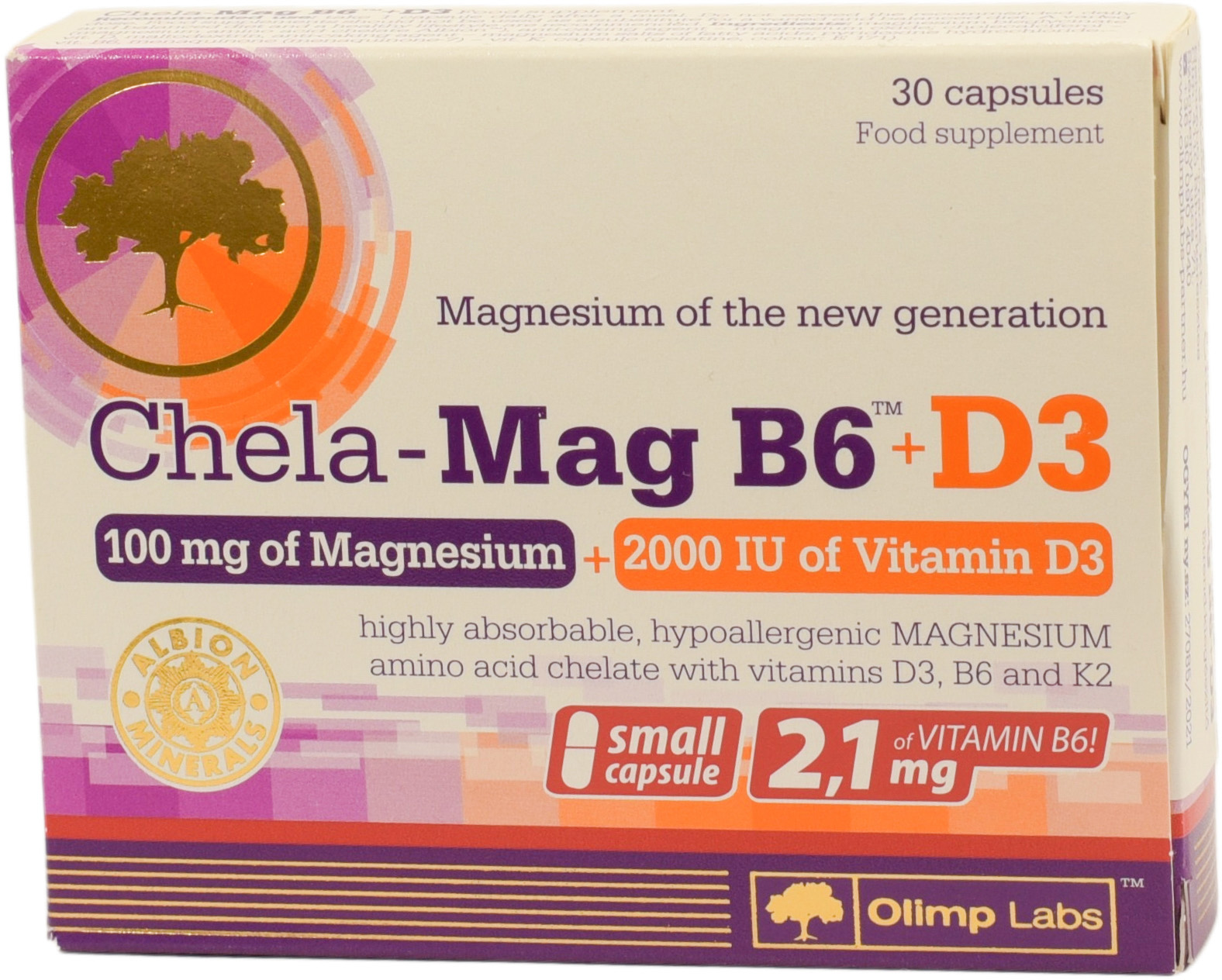 Olimp Labs Chela-Mag B6+D3 kapszula (30 db)