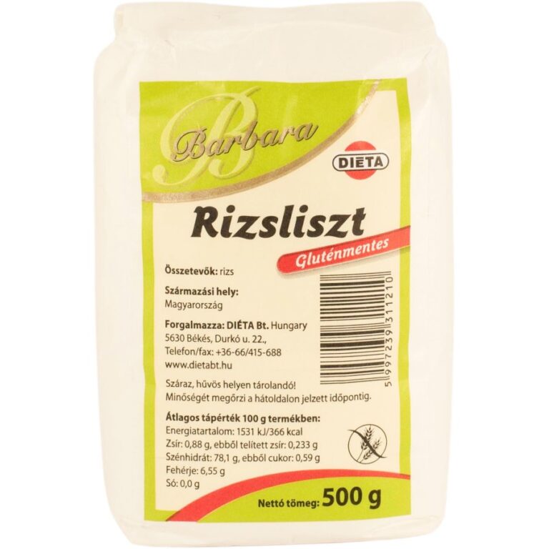 Barbara gluténmentes Rizsliszt (500 g)