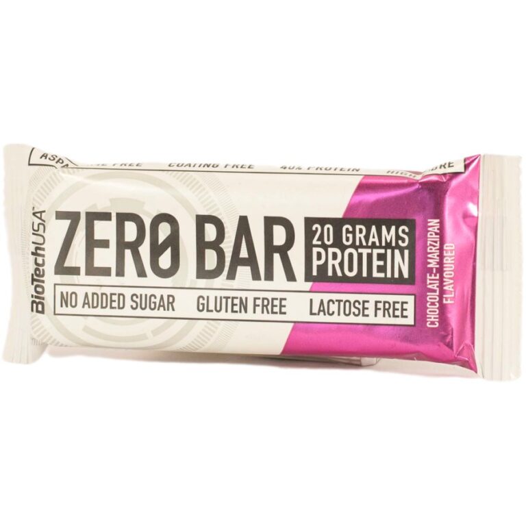 Bio Tech Zero Bar csokoládé és marcipán Fehérje szilárd (50 g)