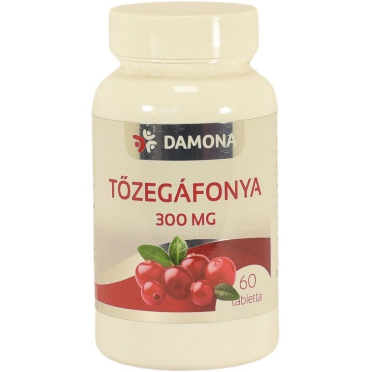 Damona Tőzegáfonya 300 mg immunerősítő tabletta (60 db)