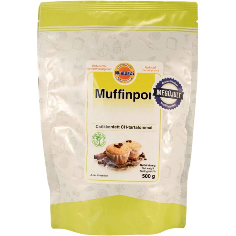 Dia-Wellness Maltit mentes Muffinpor, csökkentett ch (500 g)