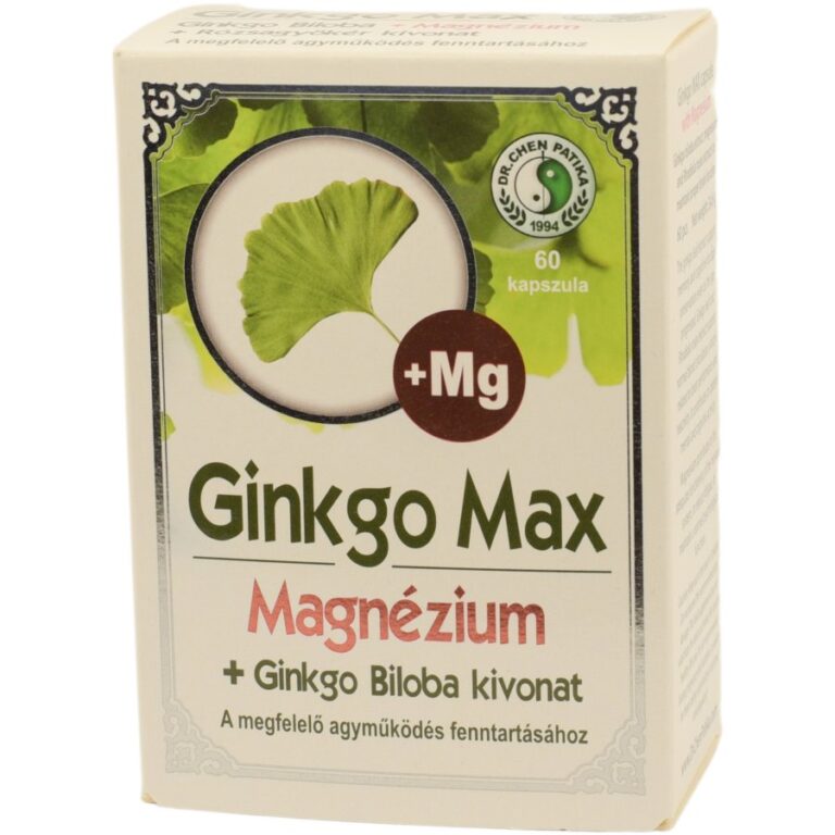 Dr. Chen Gingko Max+magnézium kapszula (60 db)