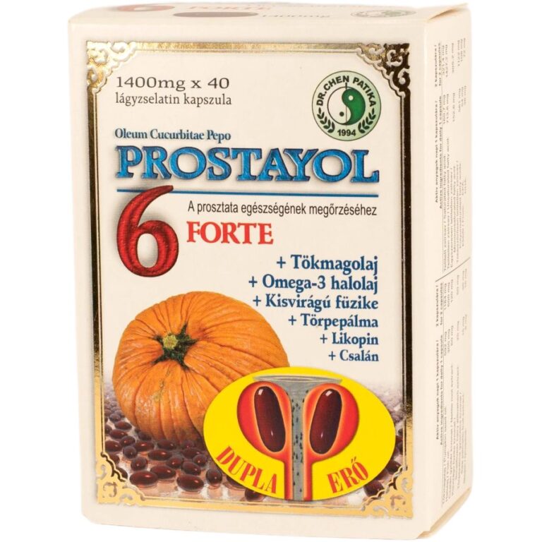 Dr. Chen Prostayol 6 Forte Gyógynövény kapszula (40 db)