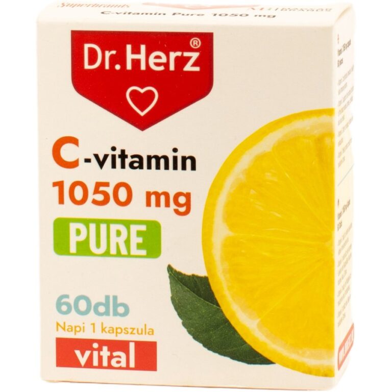 Dr. Herz 1050 mg Pure C-vitamin kapszula (60 db)