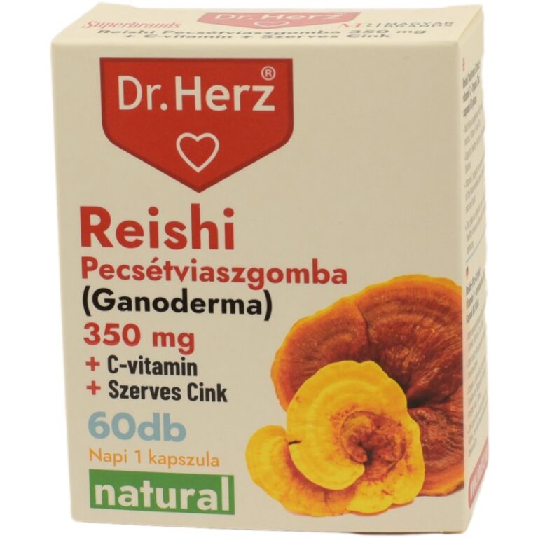 Dr. Herz Reishi C-vitamin 1000mg+Cink 350mg kapszula (60 db)