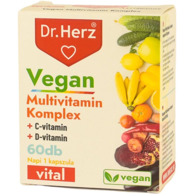 Dr. Herz Vegan komplex Multivitamin kapszula (60 db)