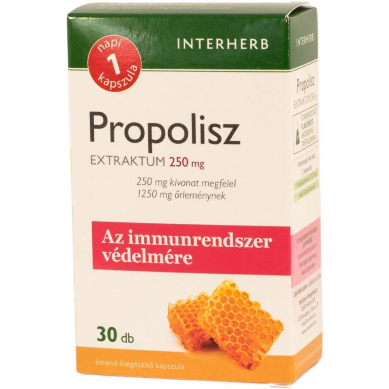 Interherb NAPI 1 - Propolisz Extraktum 250 mg immunerősítő kapszula (30 db)