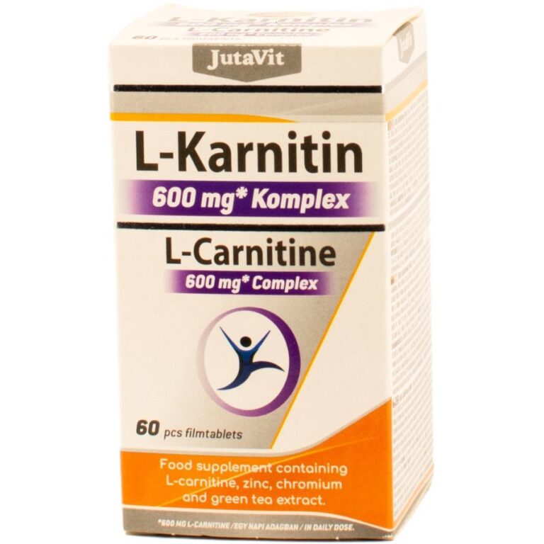 JutaVit Komplex 600 mg L-karnitin filmtabletta (60 db)
