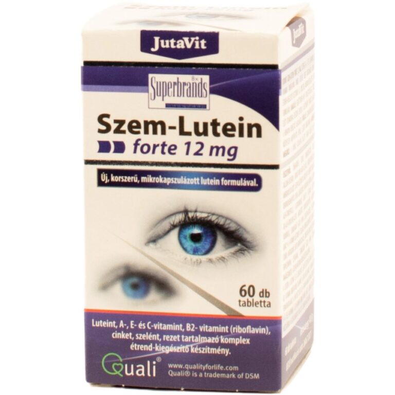 JutaVit Szem-Lutein forte 12 mg Szemvitamin tabletta (60 db)