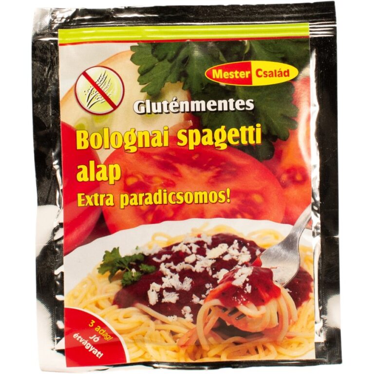Mester Család Gluténmentes, extra paradicsomos Bolognai Spagetti alap (50 g)