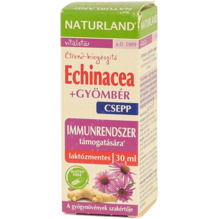 Naturland Echinacea + Gyömbér Immunerősítő csepp (30 ml)
