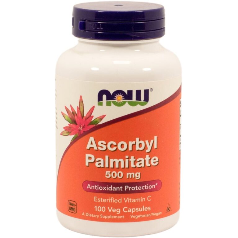 Now Ascorbyl Palmitate C-vitamin kapszula (100 db)