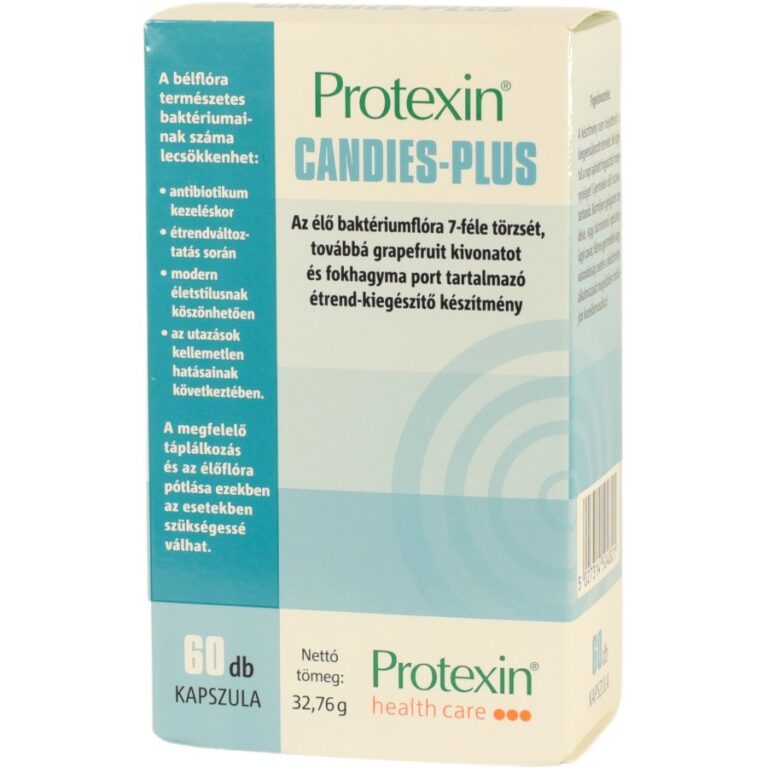 Protexin Candies-Plus élő baktérium kiegészítő kapszula (60 db)