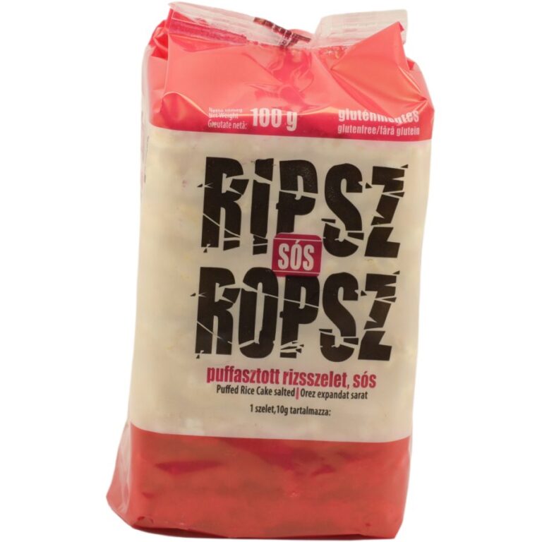 Ripsz-Ropsz puffasztott rizsszelet sós (100 g)