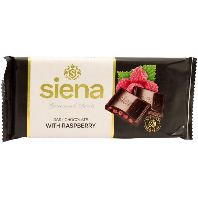 Siena Étcsokoládé málna ízű (90 g)