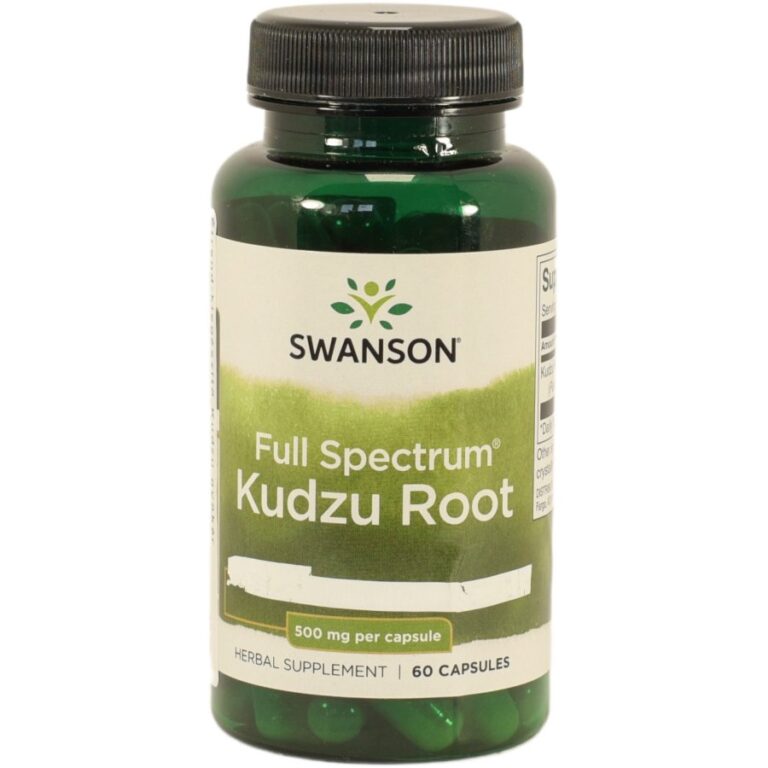 Swanson Kudzu Root 500 mg szív- és májbarát Gyógynövény kapszula (60 db)