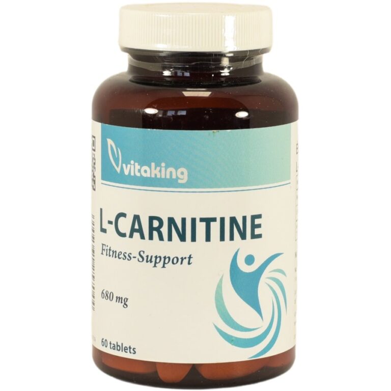 Vitaking Aminósav - 680 mg L-karnitin kapszula (60 db)