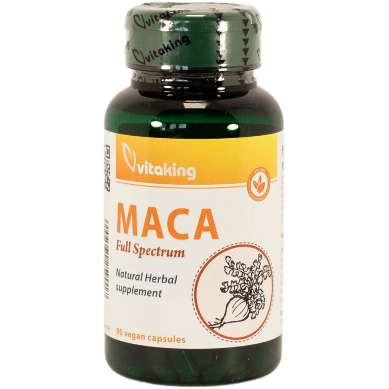 Vitaking Full Spectrum - Maca 500 mg a szexuális egészségért Gyógynövény kapszula (90 db)